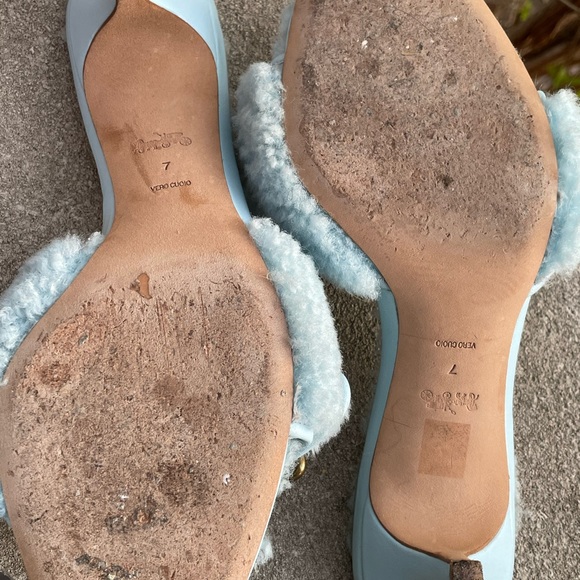 Coach Blue Mules - Picture 3 of 5
